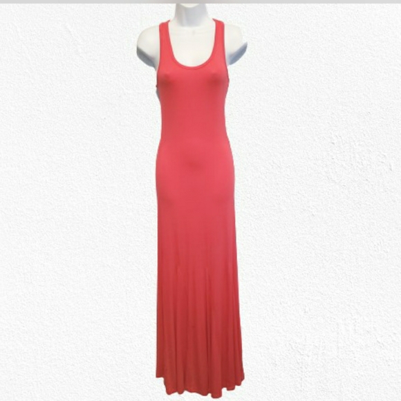 Go Couture Dresses & Skirts - Go Coutoure Coral Racerback Maxi Dress Size Small